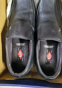 Lee Cooper Black leather Driving style Loafers