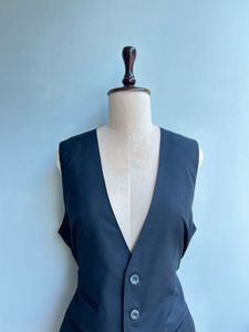 Classic navy blue waistcoat