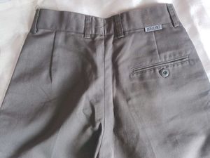 Elegant Grey Pleated Formal Trousers for Men