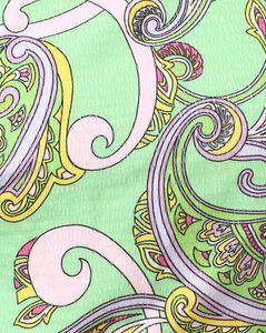 Tie-Up Paisley Print A-line Dress