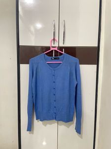Zara Blue Cardigan - Size M