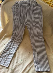 Stylish Cotton Striped Pants