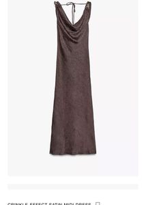Elegant Bronze Maxi Dress