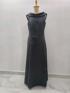 Elegant Gray Evening Gown