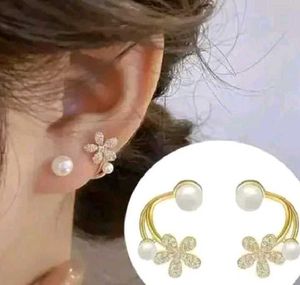 Pearl Flower Earrings