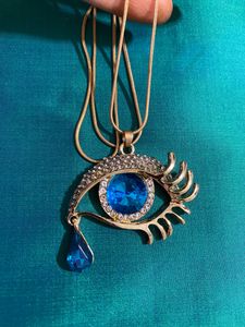 Eye Drop Pendant Necklace