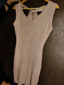 Back tie Dress