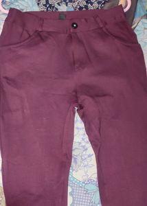 Burgundy Formal Trousers