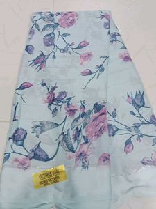 Floral Print Saree with Blouse