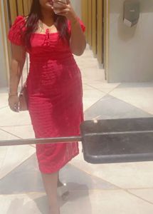 Red Midi Dress