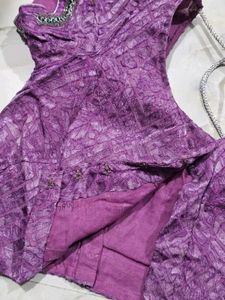 Elegant Purple Saree