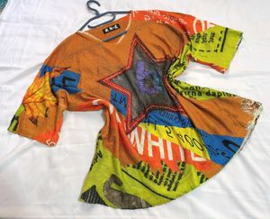 💫 Buy1 Get1 Free Graphic Print Top