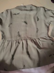 Feather Print Top