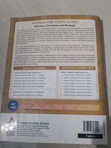 Class 10 S. Chand Chemistry Book