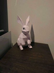 Low Poly Cute Bunny 3d Printing