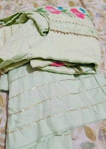 Hand-Painted Florals Kurti
