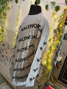 Balenciaga Grey Knit Sweater Semi Winter