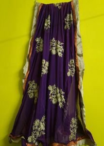 Violet COLOUR Dupatta/ Dark Purple Chunari
