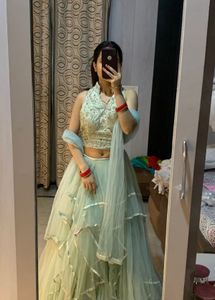 Beautiful Embroidery Net Lehanga🎀💝💗