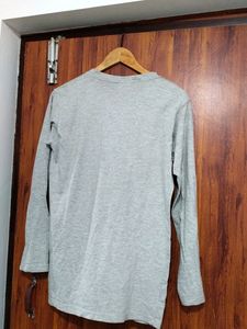 Amstead Brand Gray Colour T Shirt For Men