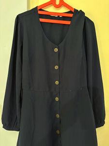 Short Navy Blue Dress In Size M