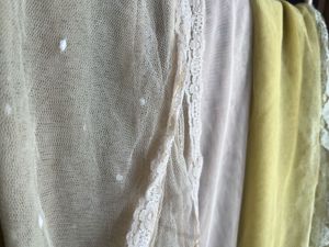 Combo Of 3 Net Dupattas With Lace