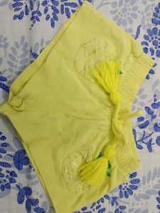 Cute Yellow Toddler Shorts