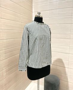 H&amp;M Pintresty Green Striped Top