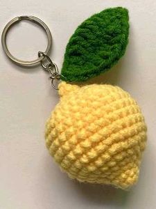 Strawberry Flower Keychain