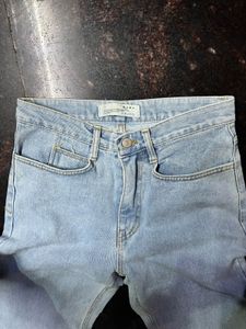 Unique Two-Tone Denim Jeans