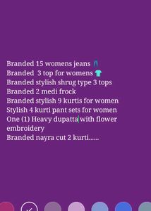 73 dressess👗 Combo Of Branded Elegant Grand Dress