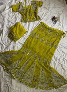 y2k Bollywood embellished Lehenga choli