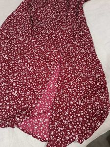 Floral Print Midi Dress