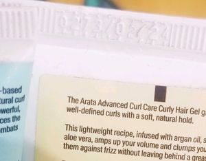 Arata Curly Hair Cream &amp; Gel Set
