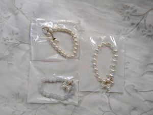 Blue Butterfly Bead Bracelets (Set of 2)