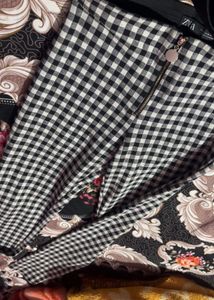 Zara Gingham Pants
