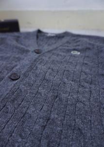 Lacoste Wool Blend Cardigan