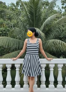 Striped Skater Dress