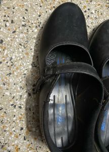 Black Bata Girls Shoes