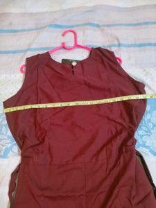 Maroon Jumpsuit