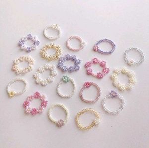 Beaded rings🎀