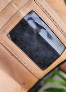 Coach Black Leather Wallet (Fix Price)