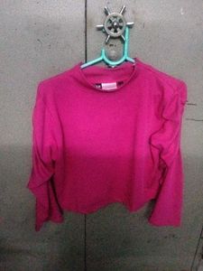 Pink Long Sleeve Top