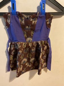 Cute Handmade Elephant Print Dress