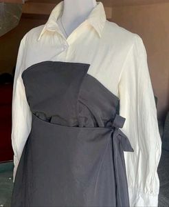 CHIC WRAP THICK DRESS