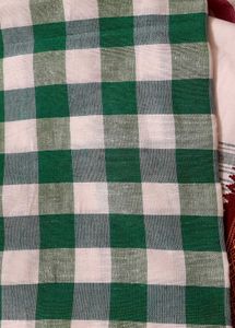 Dual Border Cotton Dhoti With Cotto Gamcha Towel
