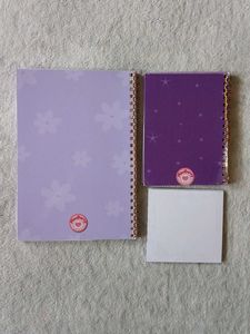 Cute Flower Theme Book Combo 🌸💜