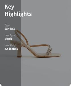 H&amp;M Rhinestone Decorated Heels