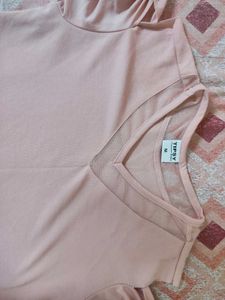 Pink Top With Butterfly Sleeves