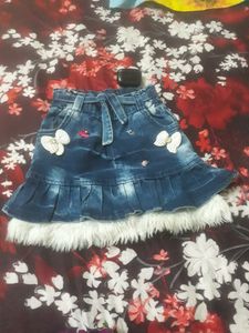 😱 Baby Girls Blue Skirt👌👍🤩